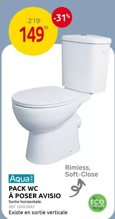 PACK WC À POSER AVISIO