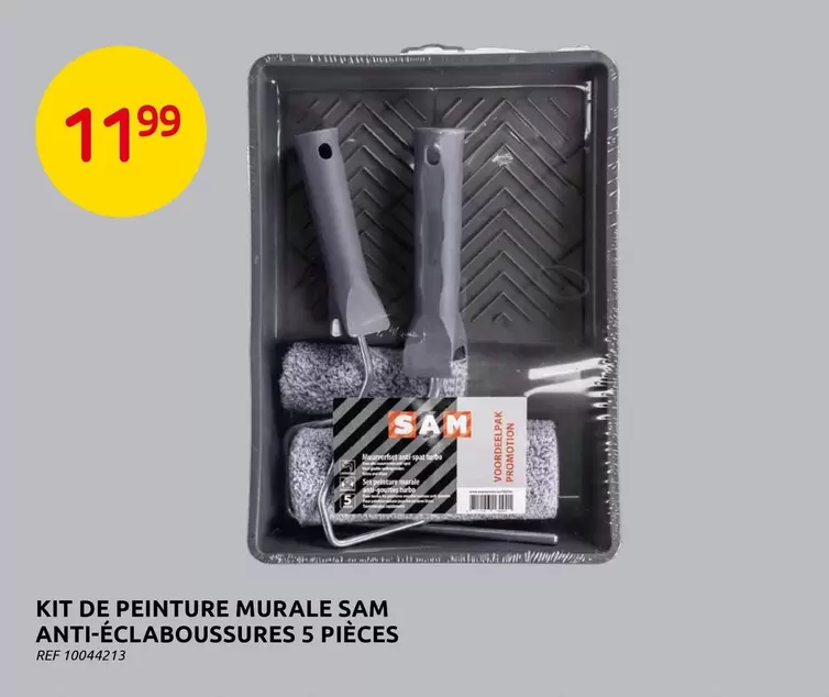 De - KIT DE PEINTURE MURALE ANTI-ÉCLABOUSSURES 5 PIÈCES REF 10044213
