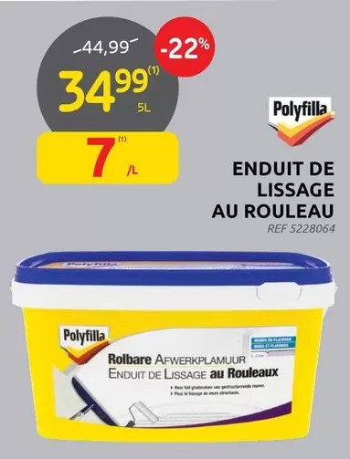 De - ENDUIT DE LISSAGE AU ROULEAU