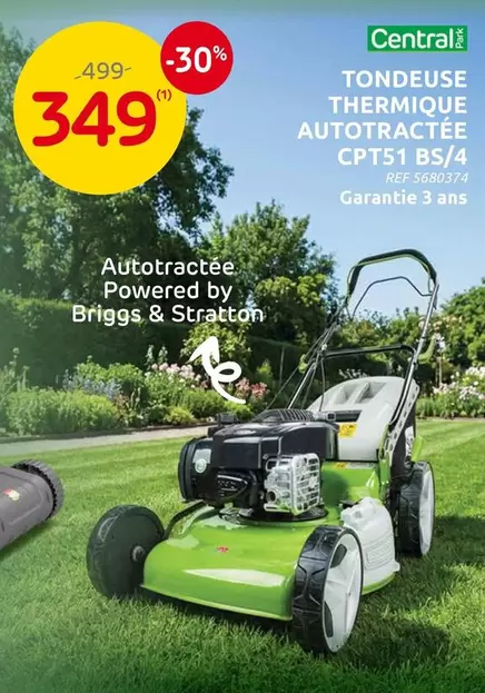 TONDEUSE THERMIQUE AUTOTRACTEE CPT51 BS/4