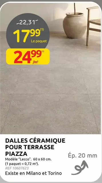 DALLES CÉRAMIQUE POUR TERRASSE