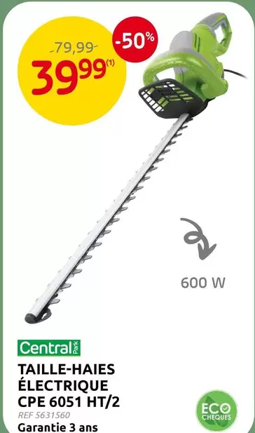 TAILLE-HAIES ELECTRIQUE CPE 6051 HT/2