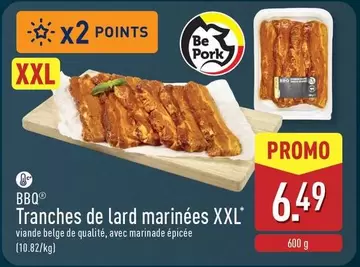 Be - Tranches de lard marinées XXL