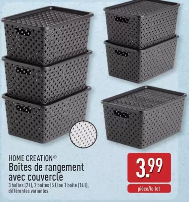 De - Boîtes de rangement avec couvercle