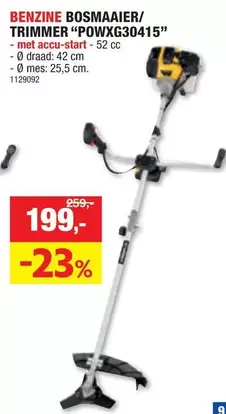 BENZINE BOSMAAIER/ TRIMMER "POWXG30415"