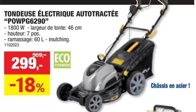 De - TONDEUSE ÉLECTRIQUE AUTOTRACTÉE "POWPG6290"