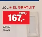 10L + 2L GRATUIT