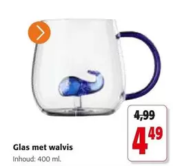 Glas met walvis