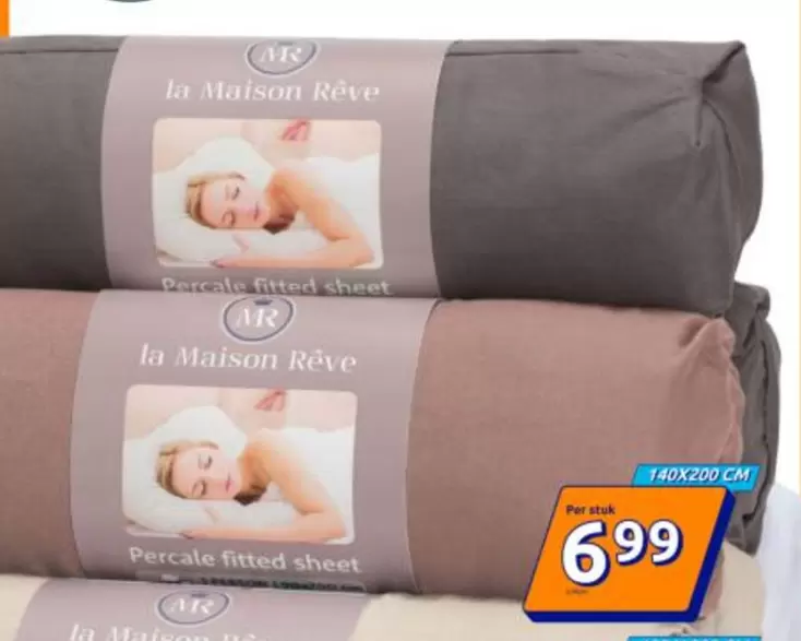 Percale fitted sheet