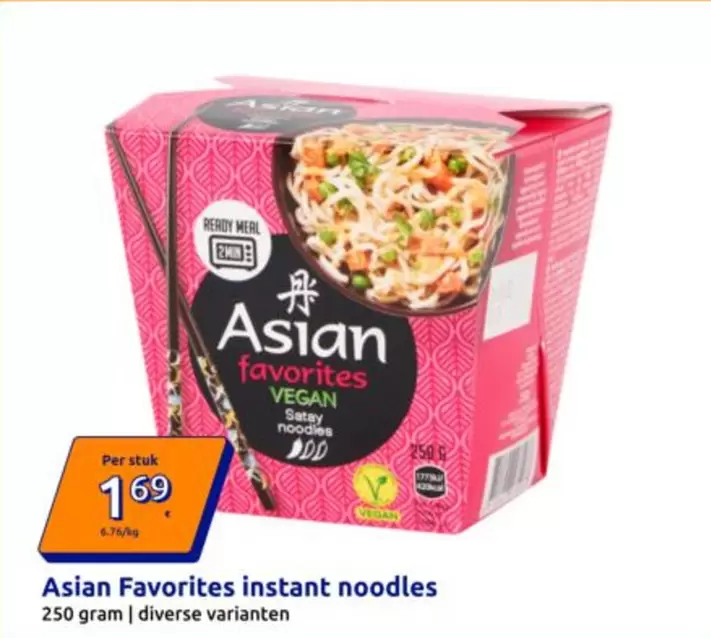Asian Favorites instant noodles