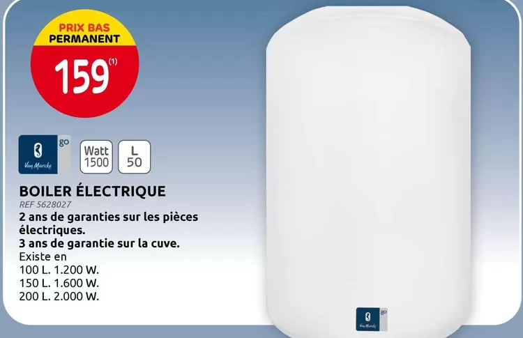 Go - BOILER ÉLECTRIQUE REF 5626017