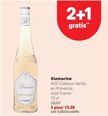 Diamarine AOC Coteaux Varois en Provence rosé France