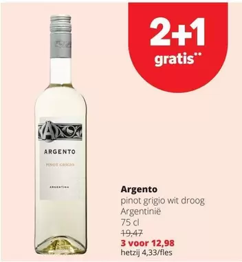 Pinot Grigio Wit Droog
