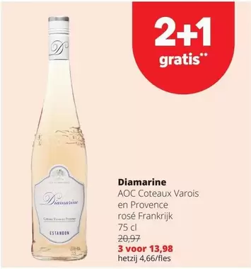 Diamarine AOC Coteaux Varois en Provence rosé Frankrijk