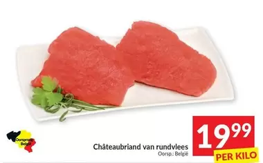 Châteaubriand van rundvlees
