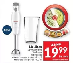 Opti touch 3in1 Staafmixer Turbofunctie