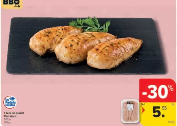 Bbq - Filets de poulet