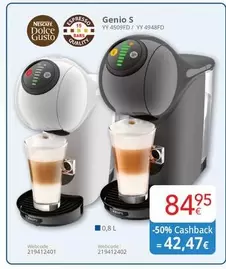 Dolce Gusto - Genio S YY 4509FD / YY 4948FD