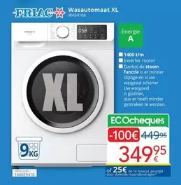 De - Wasautomaat XL WA9410A