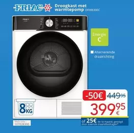De - Droogkast met warmtepomp DKW8300C