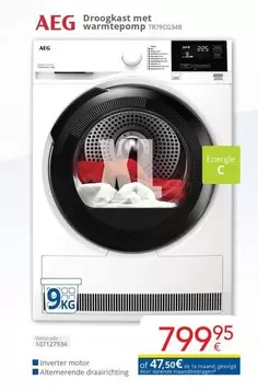 De - Droogkast met warmtepomp T879CC310