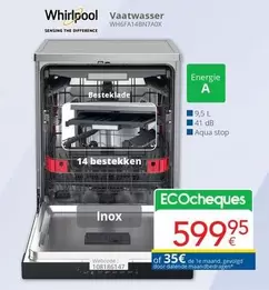 Whirlpool - Vaatwasser WH6FA14BN7A0X