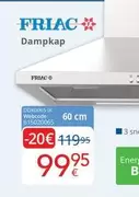 DDK0065 lx Dampkap 60 cm
