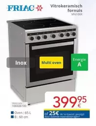 De - Vitrokeramisch fornuis VF6100X
