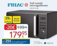 De - Full combi microgolfoven MC3016 BL