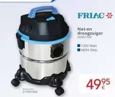Nat-en droogzuiger ASND1500