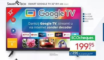 De - SMART GOOGLE TV 32"/81 cm