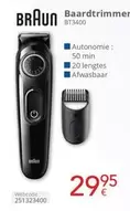 Baardtrimmer BT3400