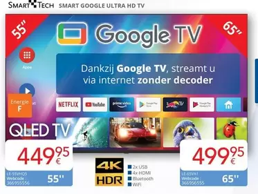 SMART GOOGLE ULTRA HD TV