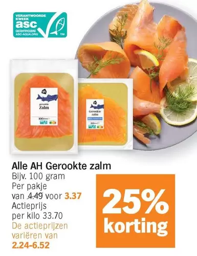 De - Gerookte zalm