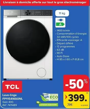 Lave-linge FP1154WA0NL