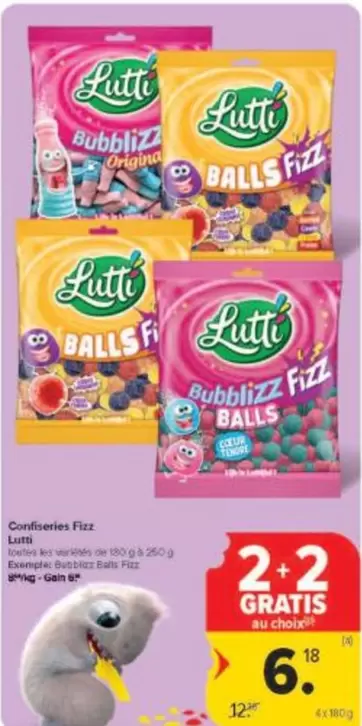 De - Lutti Balls Fizz / Bubblizz Fizz Balls