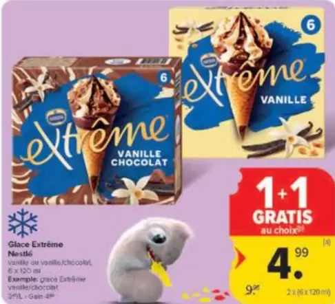 Glace Extrême Vanille Chocolat