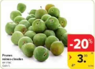 Prunes reines-claudes