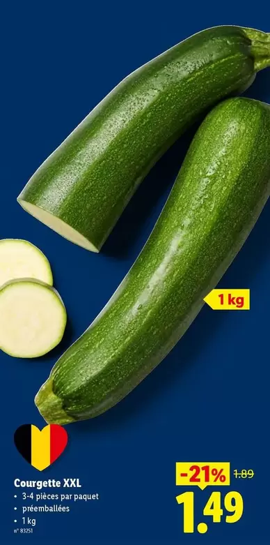 Courgette XXL
