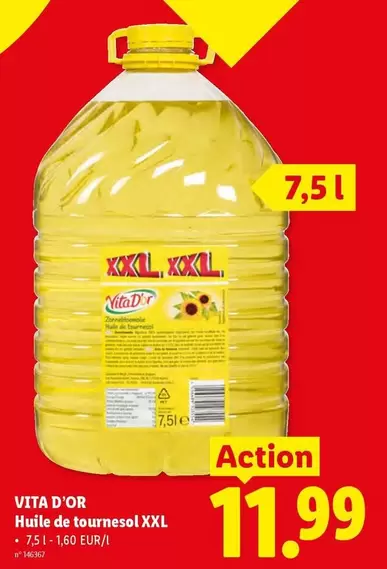 De - Huile de tournesol XXL
