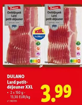 Lard petit-d
uevo00e9jeuner XXL