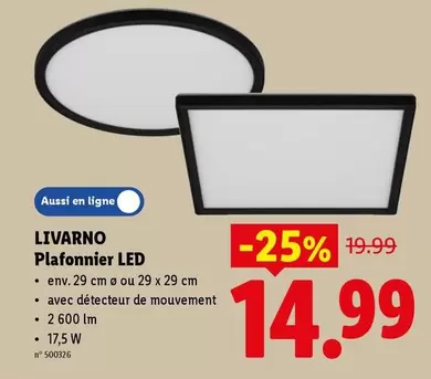 De - LIVARNO Plafonnier LED