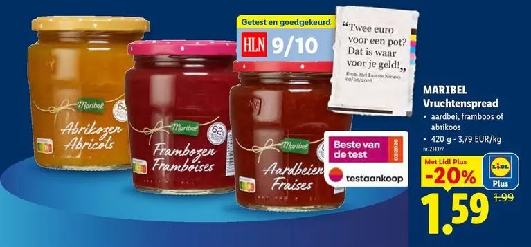 Euro - Vruchtenspread