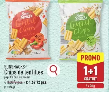 De - Chips de lentilles