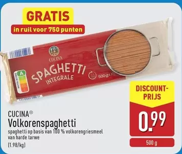 Volkorensaghetti