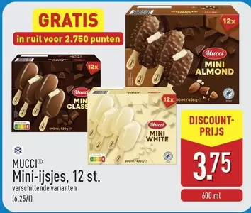 White - Mini-ijsjes, 12 st.