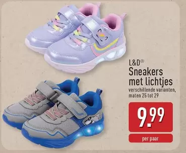 Sneakers met lichtjes