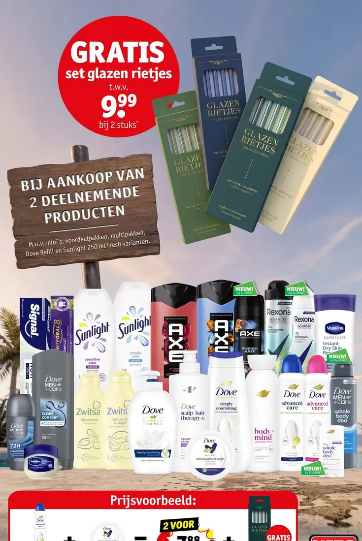 De - Set Glazen Rietjes