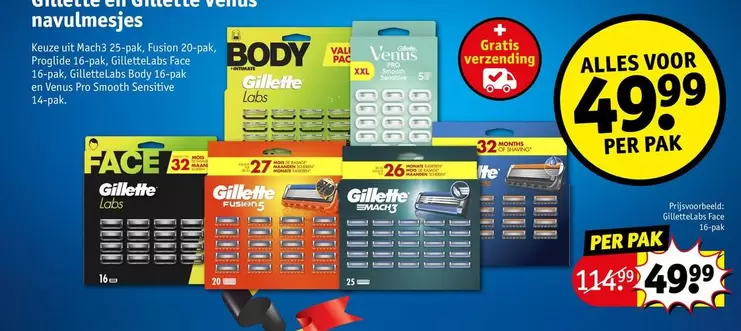 De - Gillette Venus navulmesjes