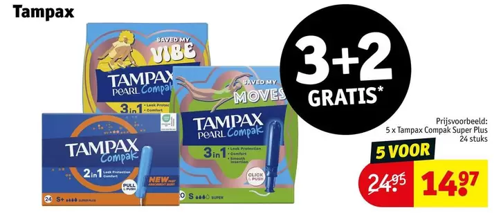 Pearl - Tampax Compak Super Plus